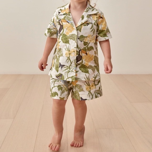 Reformation Matching Sets Reformation Lompoc Linen Two Piece Tropic